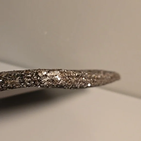 Kate Spade Gold Bottom Glitter and Tan Clutch, NWOT - Picture 6 of 6